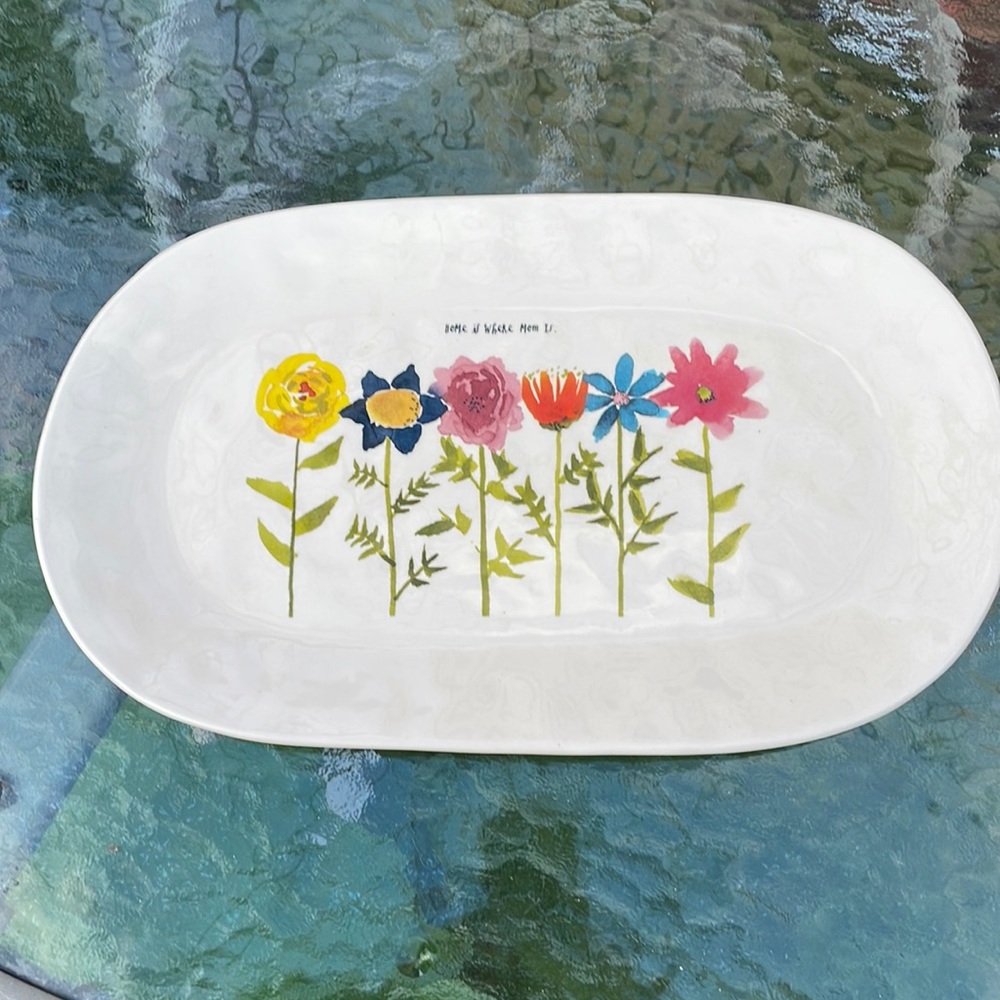 RAE Dunn oval plate
